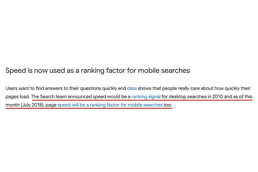 Ranking mobile search